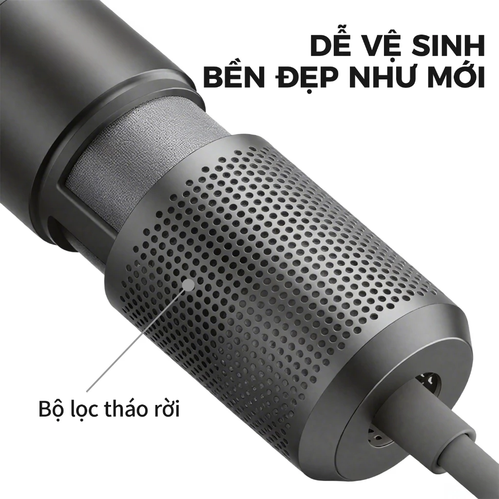 DRYON D15 High-Speed Hair Dryer - 110000RPM Professional Styling Tool with 5 Attachments - 图片 8