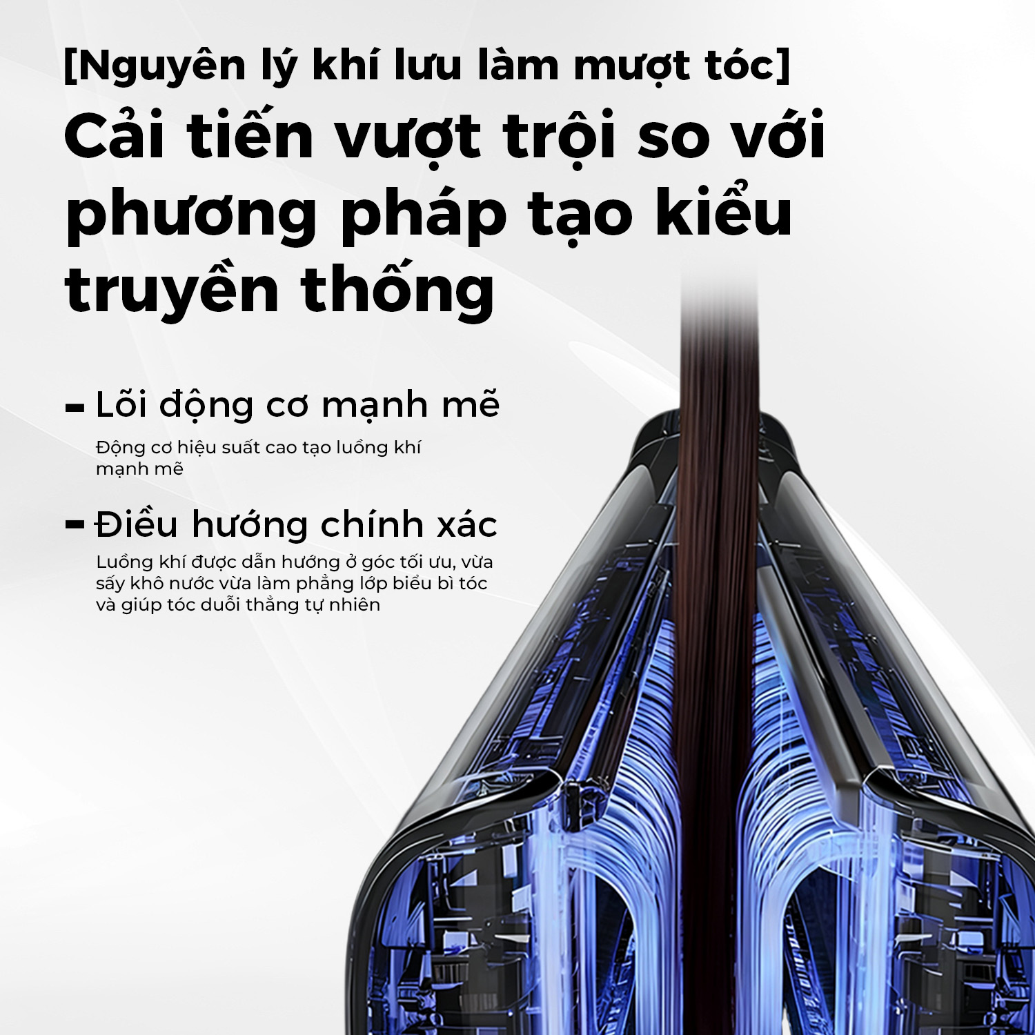 DRYON AirStraight 2-in-1 Hair Dryer Straightener - Heatless Straightening Technology - Image 2